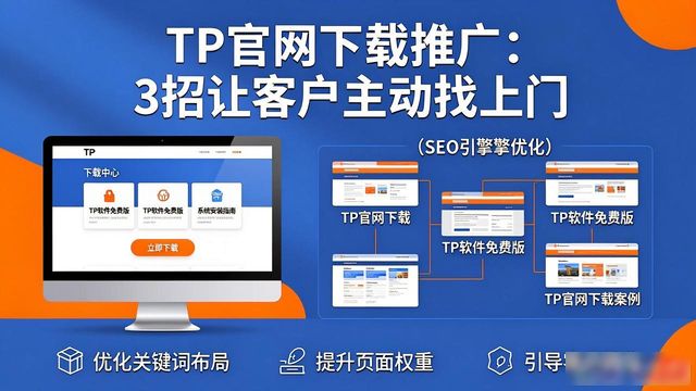 TP官网下载推广：3招让客户主动找上门